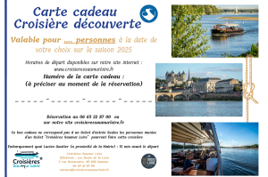 Bon cadeau - Croisière découverte